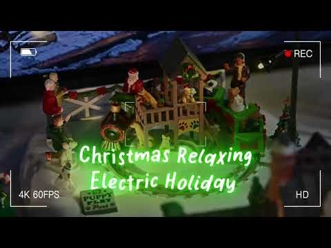 Christmas Lights Glow Playlist ✨ Relaxing Electric Holiday Music Mix