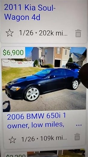 2006 bmw 650i 109k 6,900 nice car