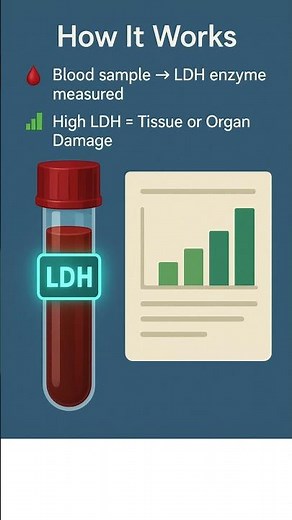 LDH Test Explained ❤️ | Heart & Tissue Damage Enzyme | Pathology in 1 Minute