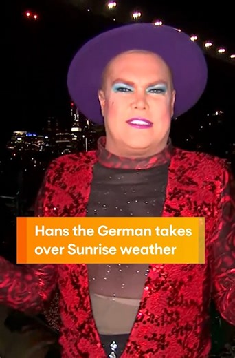 75K views · 806 reactions | 'An idiot could do this job' - Hans making friends from his first cross  #hansthegerman #sunriseweather #livetv #morningtv #sunriseon7 WATCH SUNRISE FOR MORE | @7plus ☀️ | Sunrise | Facebook