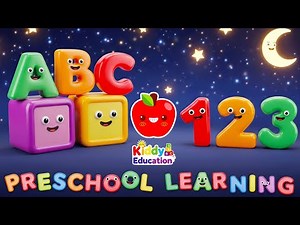 Preschool Learning Videos for Preschoolers 🍎 Toddlers Learn ABC Phonics Shapes Numbers Colors 🌈