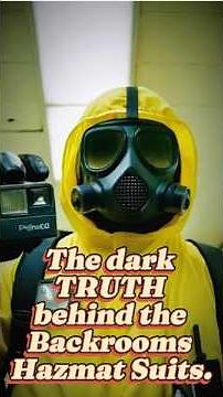 The dark TRUTH behind the Backrooms hazmat suits #backrooms