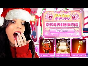 🚨NEW LIMITED CODES! WINTER UPDATE In Dress To Impress!