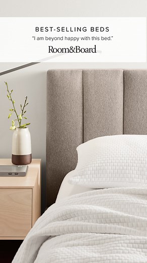 Beautiful beds. Our top-selling designs effortlessly combine comfort, quality and modern design. | Room & Board