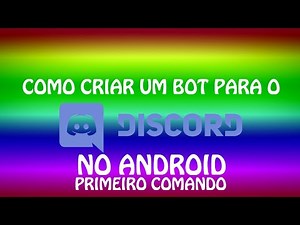 Como criar um bot para Discord no celular | Bot Designer for Discord #1