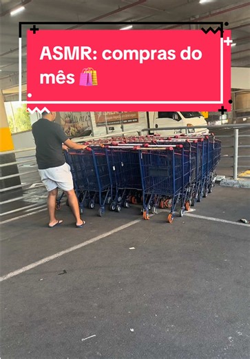 asmr vlog compras do mês 🛍️ hoje folguei do trabalho e fui as compras com minha mãe e irmã espero que gostem! ❤️ #asmrvlog #vlog #sonsdeboca #asmrcaseiro #comprasdomes