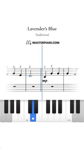 Lavender's Blue - Traditional | Piano Sheet Music