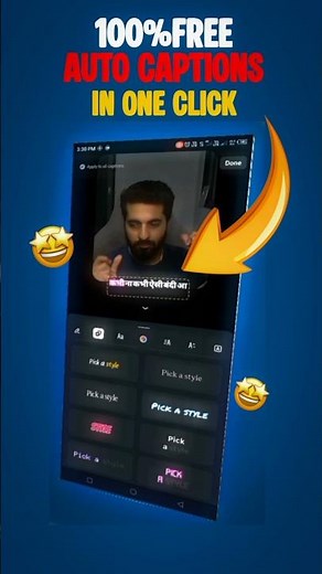 Free Auto Subtitle Maker in 1 Click ⚡ No Typing Needed #shorts