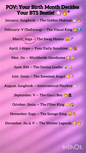 Bts army birth month 👑#trending #viral #birthmonth