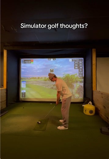 Improve Your Golf Swing with Indoor Simulator Practice