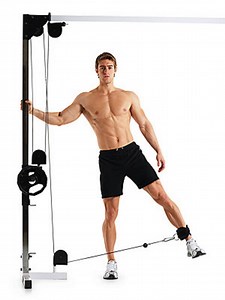 Lateral Leg Raises Using The Cable Machine — AAFS