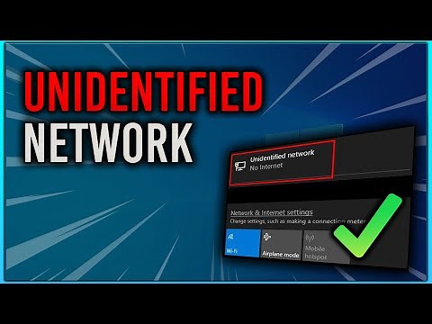 How To Fix Unidentified Network in Windows 10/11