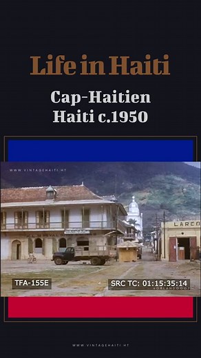 Cap-Haitien, Haiti c.1950 ❤️ #Haiti #1950s #haitian #city #town #scenery #streetstyle #citylife #citywalk #haitiantiktok🇭🇹 #streetphotography #haitien #caphaitien #haitienne