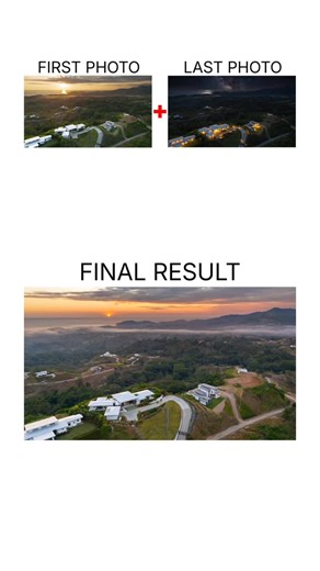 Brad Ziemer | Real Estate Media on Instagram: "Comment “LPG” to get the guide 🙌🏼 From bright daylight to evening calm, we blended two frames and let Invideo bring the transition to life. #aitools #aiediting #invideo #videoediting #videoeditingtips editingtricks"