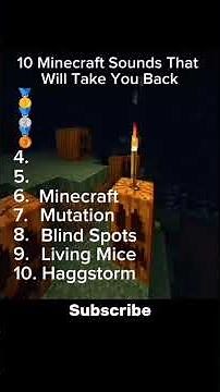 10 Minecraft Sounds That Hit Different 🥺 #minecraft #nostalgia #shorts