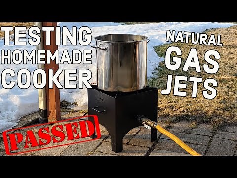 Outdoor Natural Gas Jet Burner Test