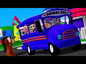 Luke & Lily - Wheels On The Bus | Nursery Rhymes Songs | Video For Kids | Bus Song