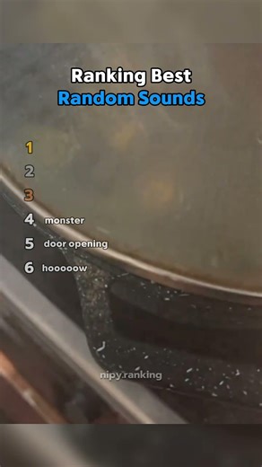 Ranking Best Random Sounds