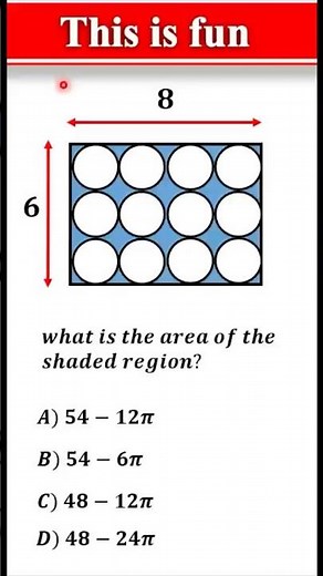 Finding the Area of the Shaded Region | Geometry Problem Solving Explained #area #maths