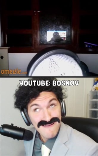 BORAT ON OMGELE #borat #fyp #bosnov