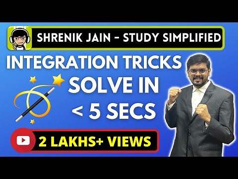 Solve Integration questions in 5 SECONDS (BEST TRICKS)