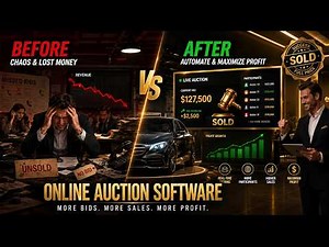 Smart E-Auction & Real-Time Bidding System Software | Complete Auction Business Solution Demo