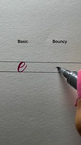 41K views · 176 reactions | “ e ” basic & bouncy calligraphy . . . . . . . . . . . . . . . . . . . . . . . . . . . . . . . . . . . . . . . . . . . . . . . . .. . . . . . . . . . . . . . . . . . . . . . . . . . . . . . . . . . . . . . . . . . . . . . . . . . . . . . . . . . . . . . #calligraphy #lettering #handwriting #reels #fbreels #fypシ #viralreelsfb #shorts #viralvideoシ #trendingreels | MtCrafte | Facebook
