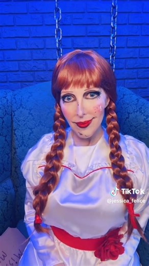 Horror Doll #Horror #Cosplay #Shorts: Character Makeup Costume Dress Up Super Fan, Jessica Felice!