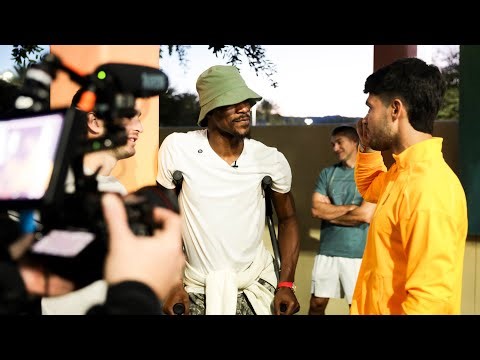 Day in the life of Jimmy Butler in Tennis Paradise
