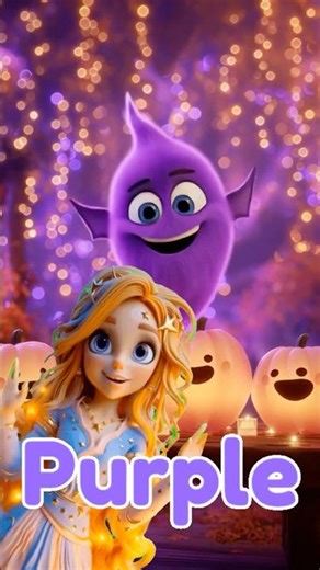 Learn Colors with Halloween Ghosts 👻🎨 | Kids Learning #shorts