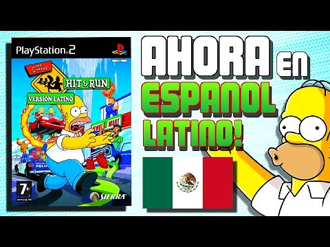 LOS SIMSPSONS HIT AND RUN AHORA EN ESPAÑOL LATINO! (PS2 - GC - XBOX) (mod)