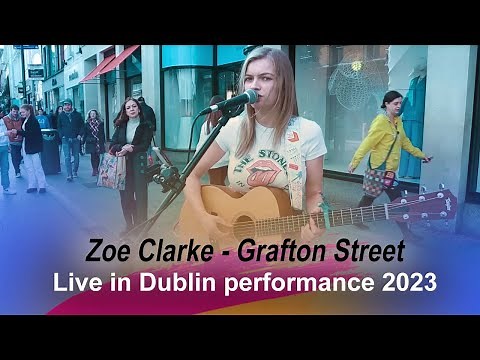 Zoe Clarke - Grafton Street. Live in Dublin performance 2023#zoeclarke#simonaslibrary