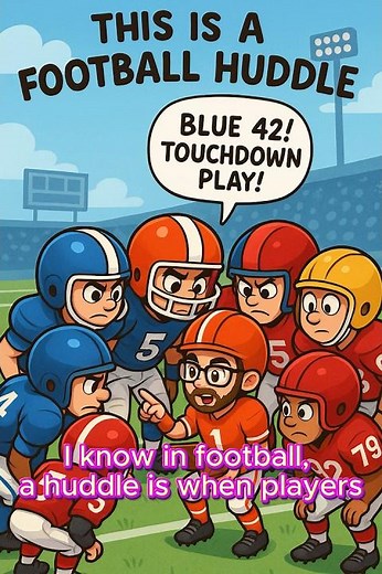 What Does “Huddle” Mean? #football #sports #americanenglish