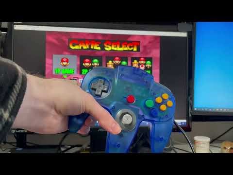 FISUPER USB N64 Controller, 2 Pack Wired USB Game Controller Gamepad Review, Real size retro control