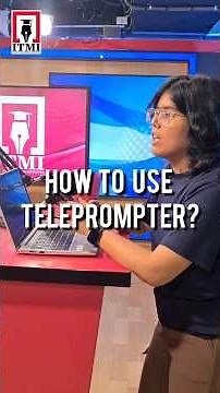 Learn How to Use a Teleprompter #shorts #ytshorts #teleprompter