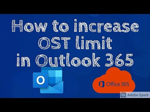 How to increase OST limit in Outlook 365 #Office365 #ExchangeOnline #Outlook #KB