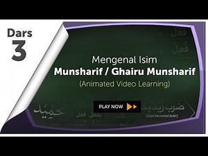 #3 Mengenal Munsharif/Ghairu Munsharif | Belajar Nahwu: Animated Learning