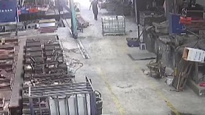 Paint Boiler Explodes And Hits The Worker