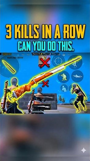 😱3 Kills in a Row without dying🔥#foryou #pubgmobile #tdm