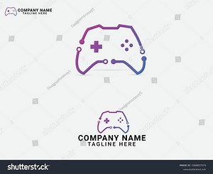 Gaming Controller Logo Design Game Sports Stock Vector (Royalty Free) 2366827075 | Shutterstock