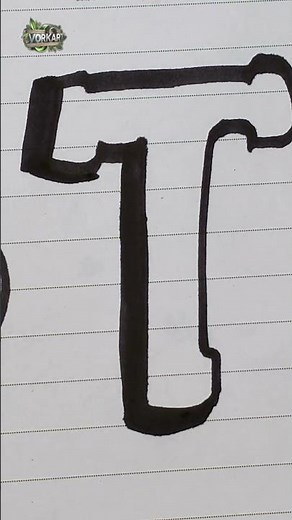 How to Draw Letter T in Graffiti Style Fun Marker Art
