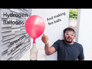 Making hydrogen balloons and lighting them on fire. this is so much fun! | Science Farm