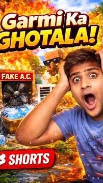 Minecraft Me Garmi Ka Ghotala 😱🔥 Fake AC Ne Uda Diya! 😂 #viral