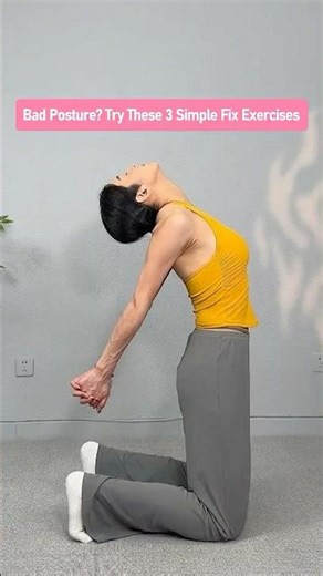 3 Simple Exercises to Fix Rounded Shoulders, Hunchback and Forward Head Posture at Home