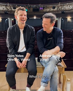 50K views · 1.7K reactions | Andrew Scott and Sam Yates give the lowdown on Vanya, arriving in cinemas from 22 February  | National Theatre Live | Facebook
