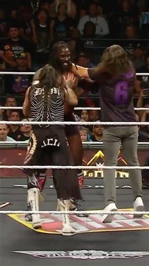 Light work for Oba Femi 🔥💪 #WWERaw