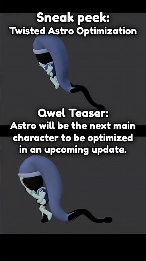 Twisted Astro Animation Optimization Teaser #dandysworld #roblox #astro #animation #fyp #viral