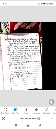 # to determine the enthalpy of solid CaCl2