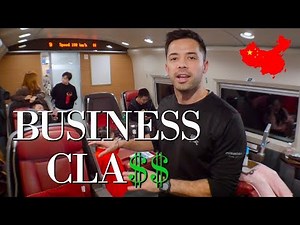 Chinese Bullet Train BUSINESS CLASS & 1ST CLASS Review!