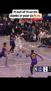 Lebron James is the only player to make 100% of their dunks last season on 50 attempts.👑🔥 🎥Via NBA #lebronjames #lebron #NBA | Che Che